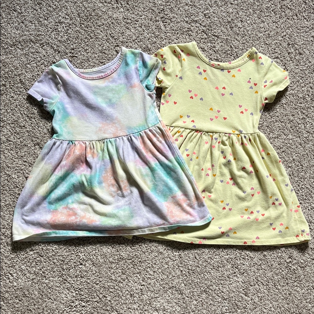 2 Cat & Jack Print Dresses
